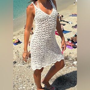 Zara beach croquet dress, size S. excellent condition- worn once on vacation.